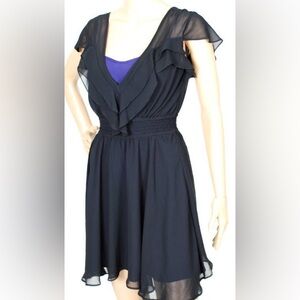 BCBG GENERATION RUFFLE DRESS